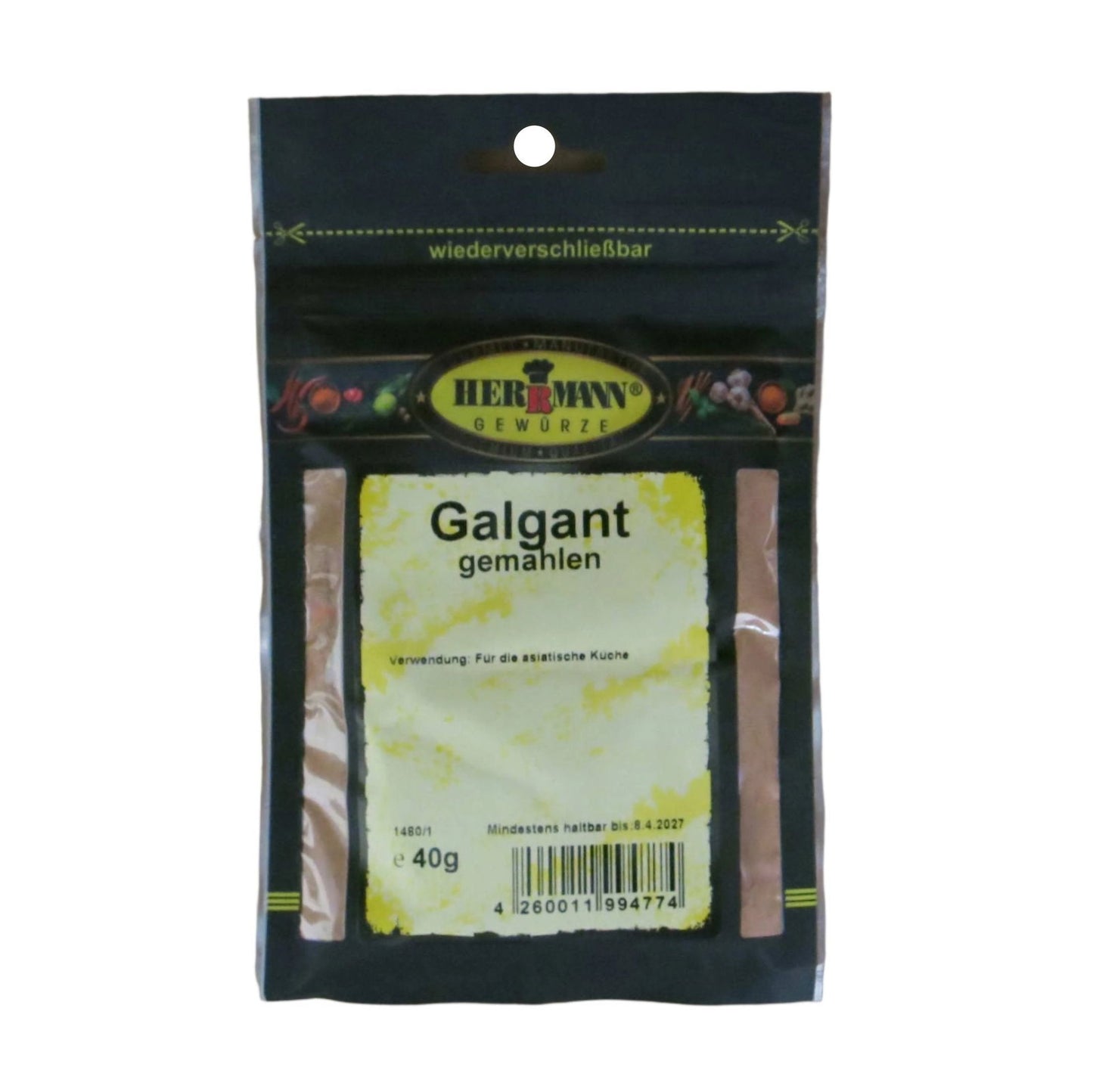 Herrmann Galgant gemahlen 40g