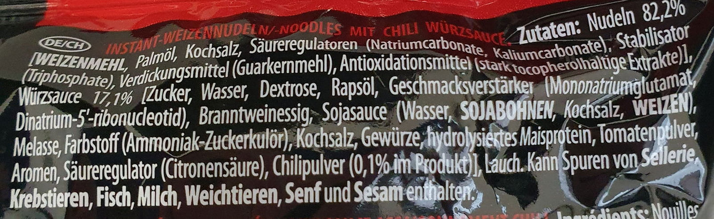 Nissin Soba Chili 110g