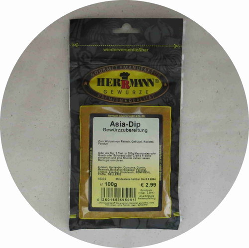Herrmann Gewürze Asia-Dip Gewürzzubereitung 100g