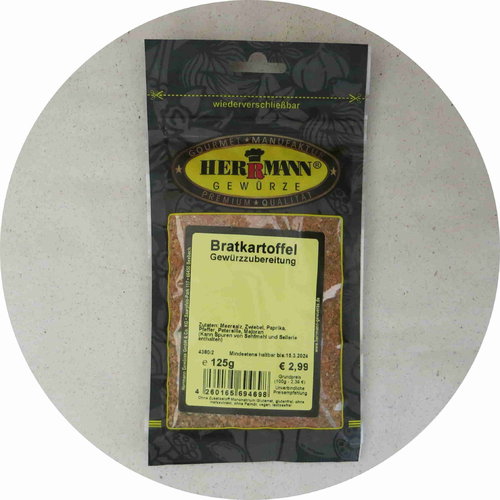 Herrmann Gewürze Bratkartoffel Gewürzzubereitung 125g