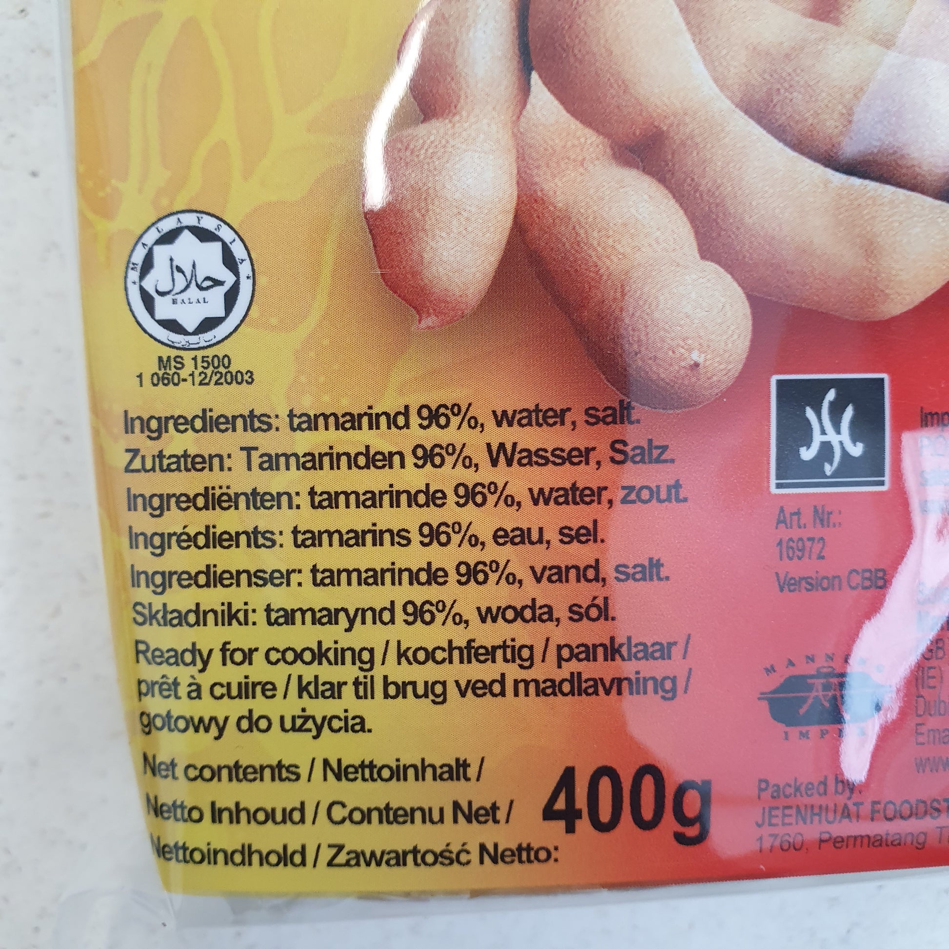 Jeeny`s Tamarind 400g - Worldster Markt e.K.