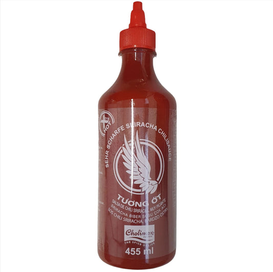 Cholimex Sriracha Chilisauce sehr scharf 455ml 