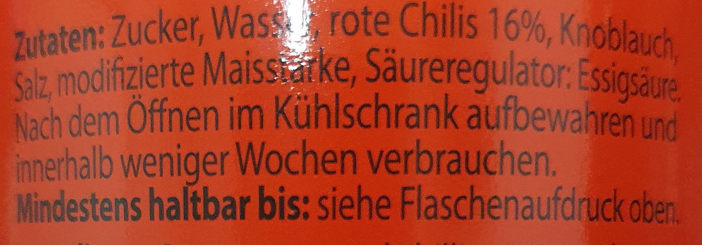 Cock süße Chilisauce für Huhn 290ml 