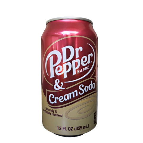 Dr. Pepper & Cream Soda 355ml +0,25€ DPG Einwegpfand 