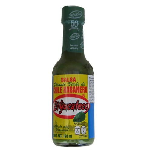 El Yucateco Salsa Habanero Verde 120ml 