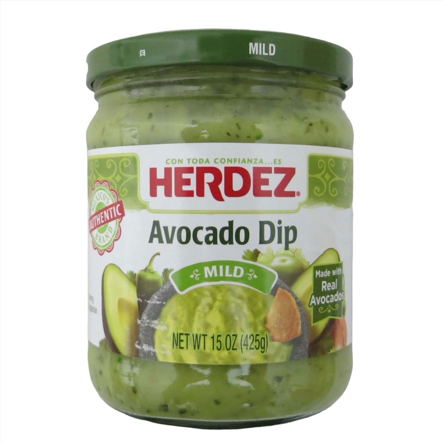 Herdez Avocado Dip Mild 425g 