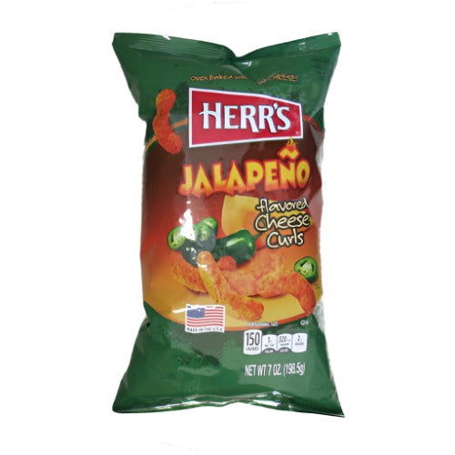 Herr`s Jalapeno Cheese Curls 170g 