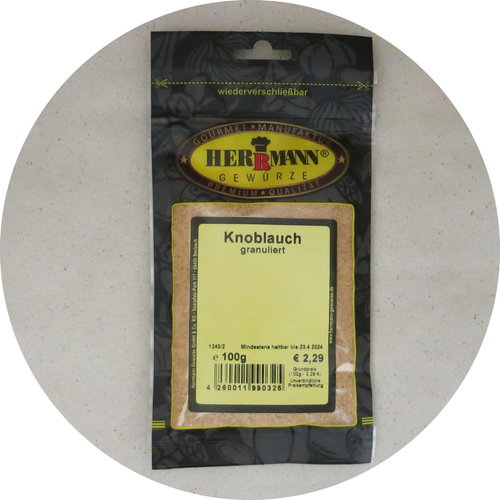 Herrmann Gewürze Knoblauch granuliert 100g