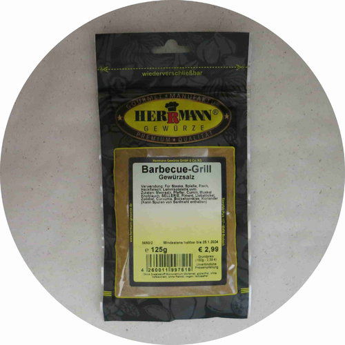 Herrmann Gewürze Barbecue-Grill Gewürzsalz 125g 