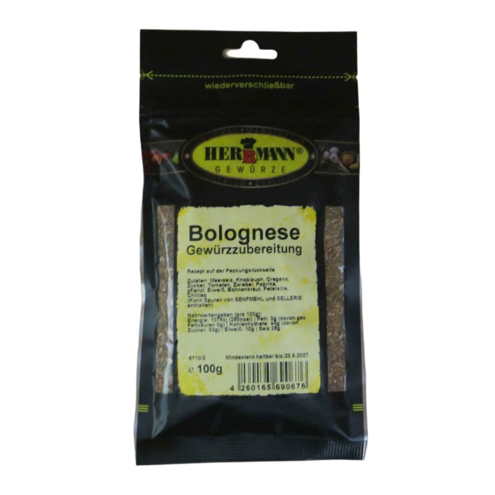 Herrmann Gewürze Bolognese-Fix Gewürzzubereitung 100g 