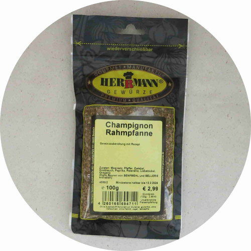 Herrmann Gewürze Champignon Rahmpfanne 100g 