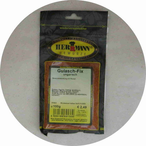 Herrmann Gewürze Gulasch-Fix, ungarisch 100g 