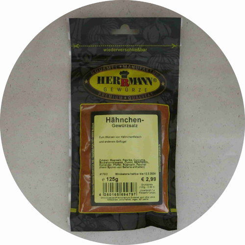 Herrmann Gewürze Hähnchen Gewürzsalz 125g 