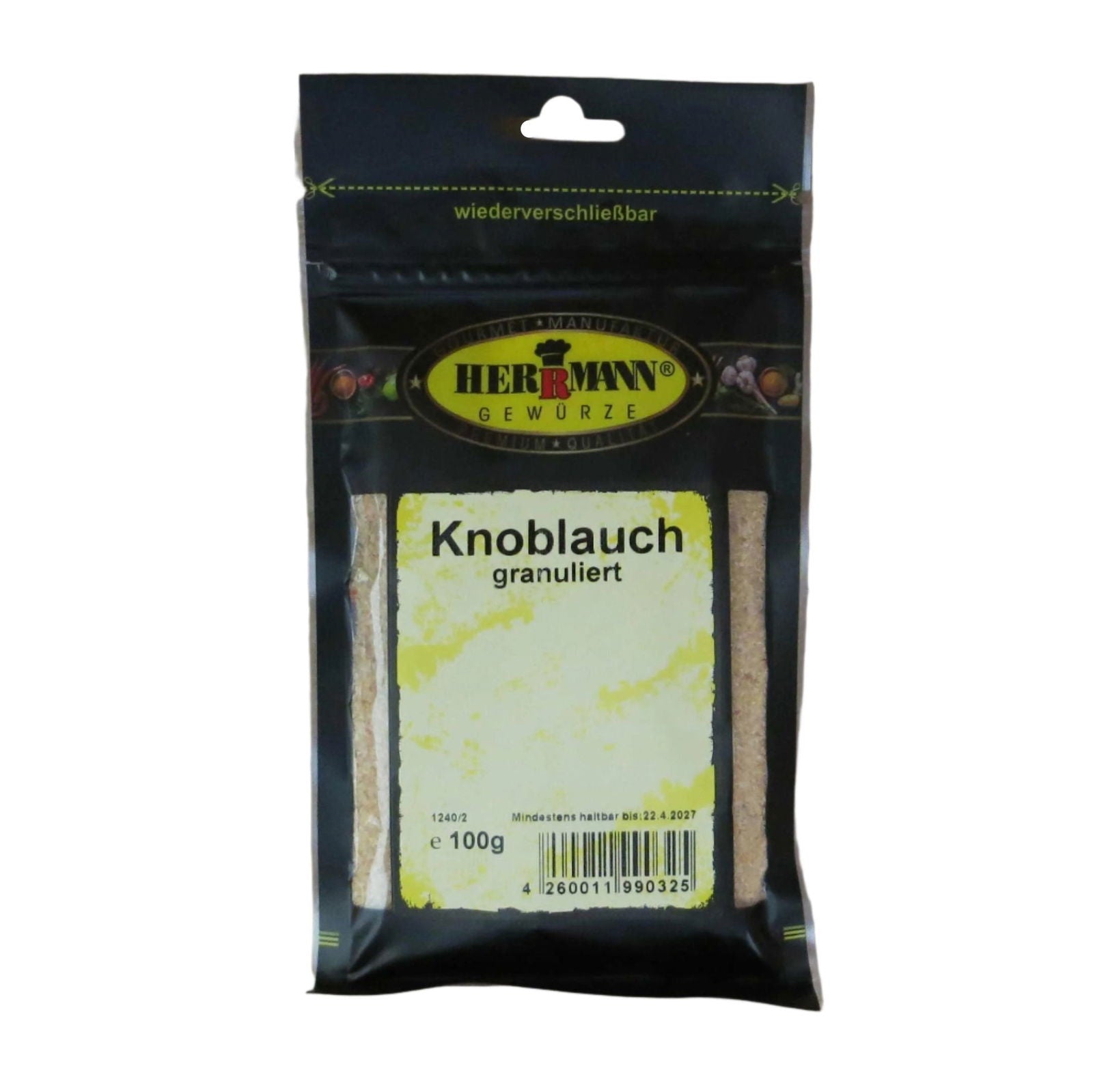 Herrmann Gewürze Knoblauch granuliert 100g 