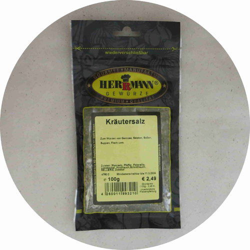 Herrmann Gewürze Kräutersalz 100g 