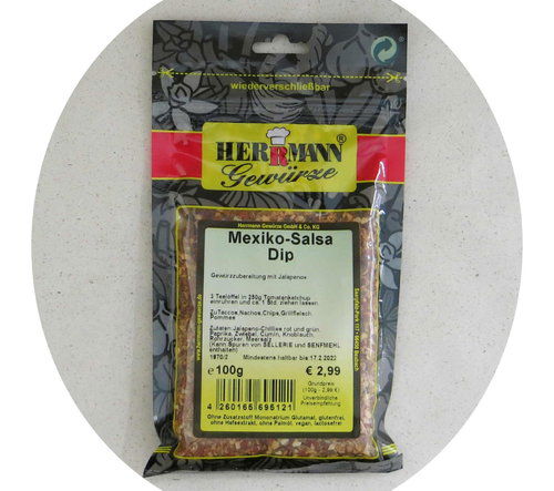 Herrmann Gewürze Mexiko Salsa Dip 100g 