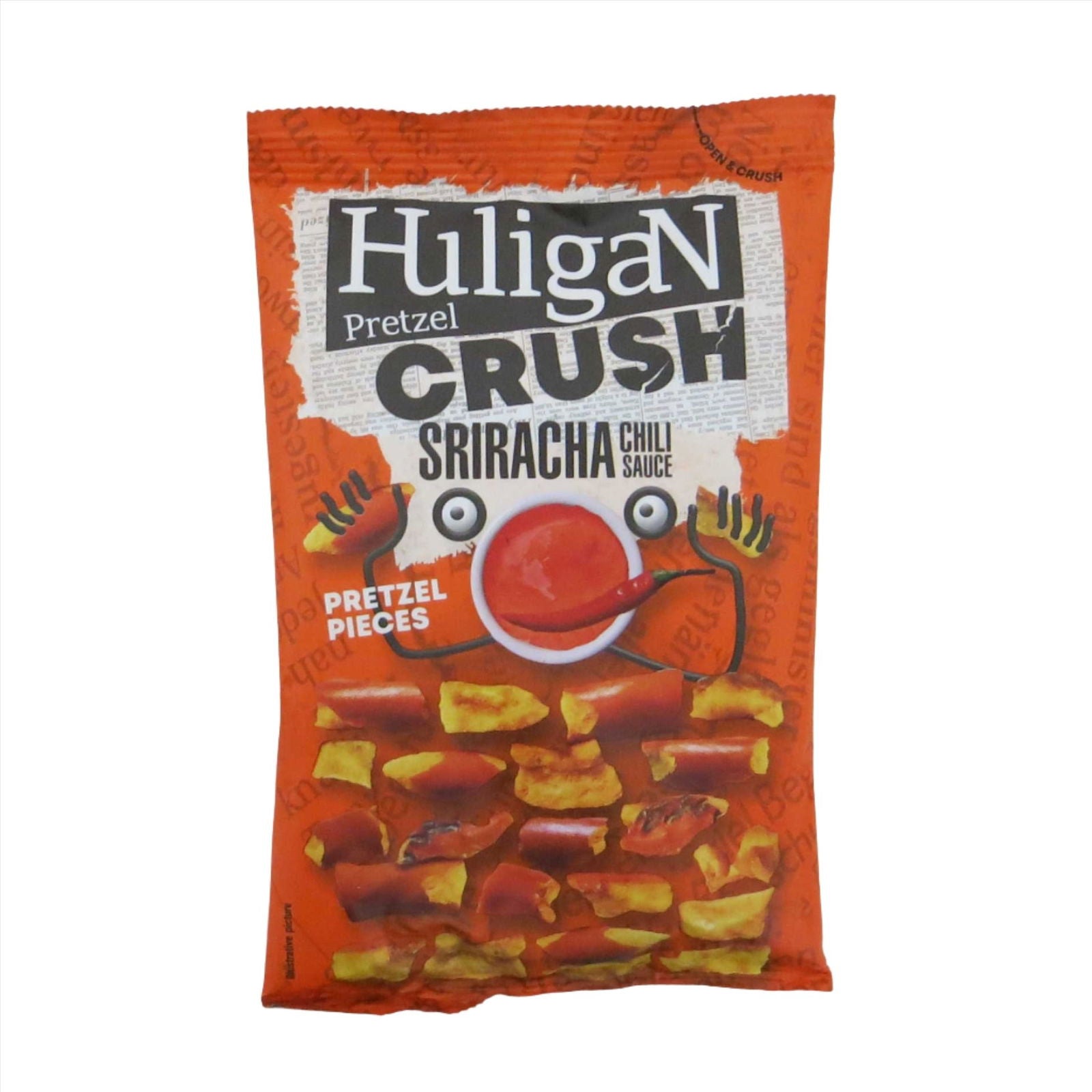 HuligaN Pretzel Crush Sriracha 65g (UK) 