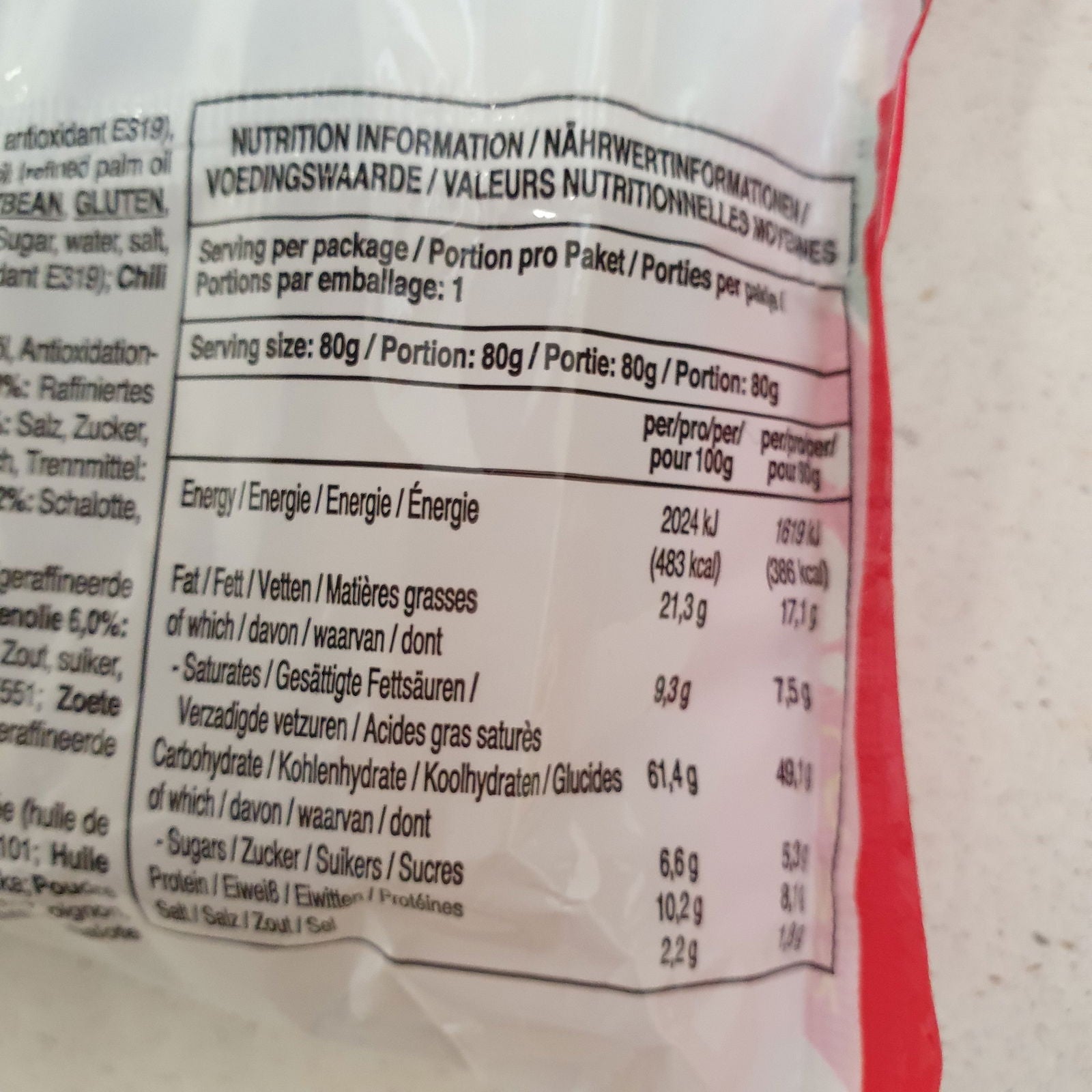 Indomie Mi Goreng Pedas scharf 80g 