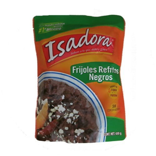 Isadora Frijoles Refritos Negros 430g 