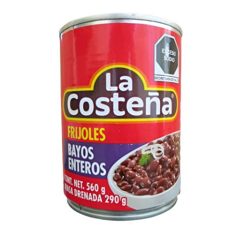 La Costena Frijoles Bayos Enteros 560g Brutto / 290g Netto 