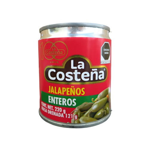La Costena Jalapenos Enteros en Escabeche 220g Brutto / 121g Netto 