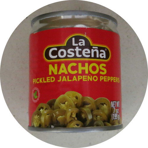 La Costena Nachos Pickled Jalapeno 199g Brutto / 121g Netto 