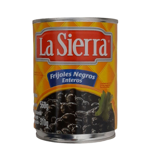 La Sierra Frijoles Negos Enteros 560g / 310g 