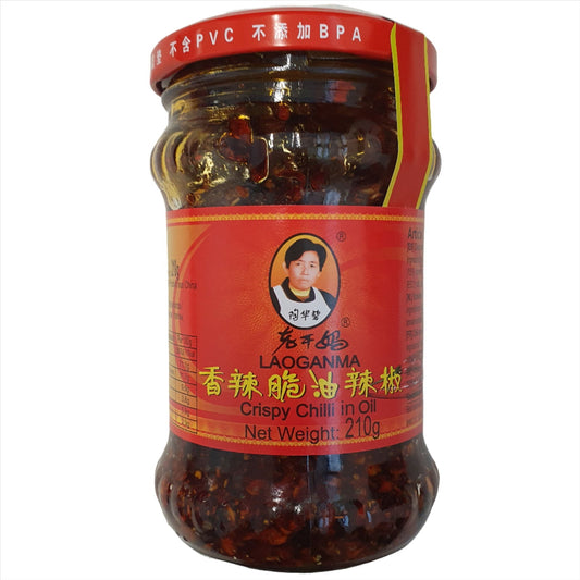 Laoganma Crispy Chili in Öl 210g 