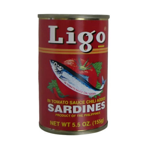 Ligo Sardinen in Tomate, Chili 155g 