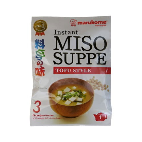 Marukome Miso Suppe Tofu Wakame 57g 