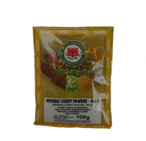 NGR Currypulver mild Madras 100g 