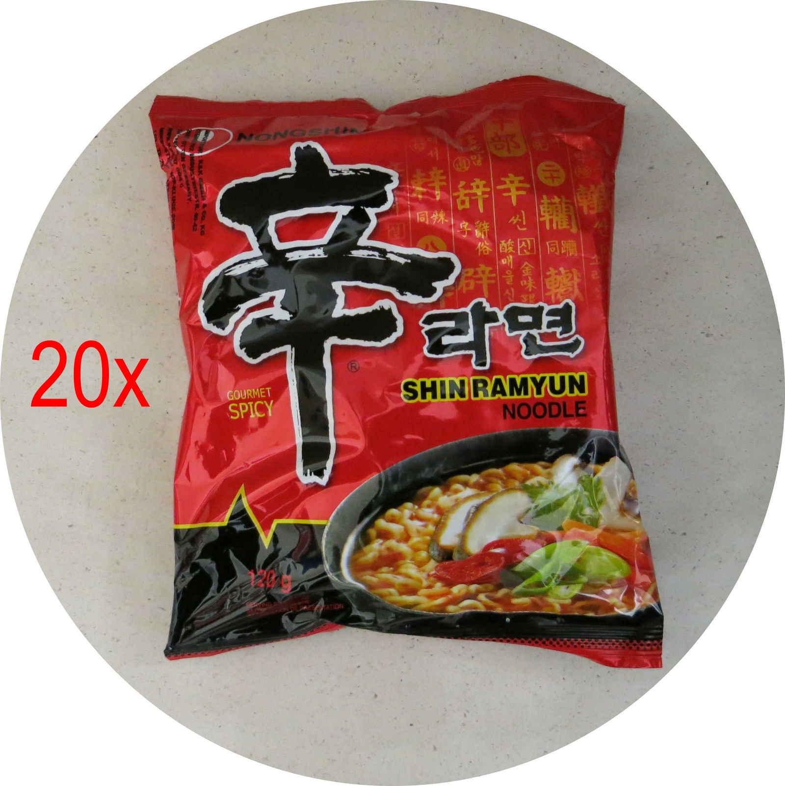 Nongshim Shin Ramyun 20x 120g 