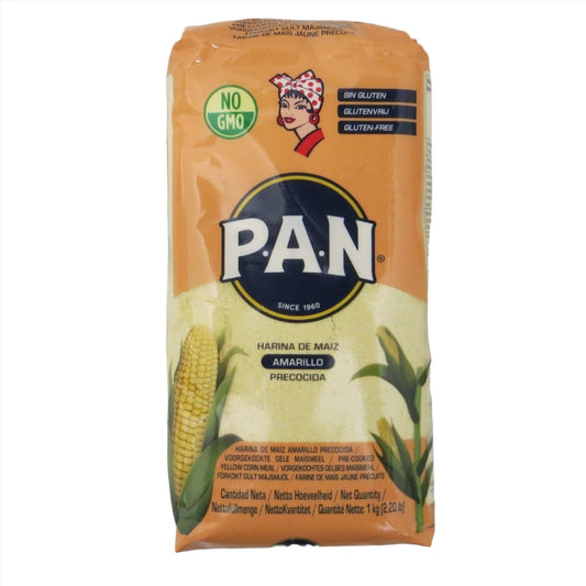 P.A.N Harina Amarillo 10x1kg (Eine Kiste) 