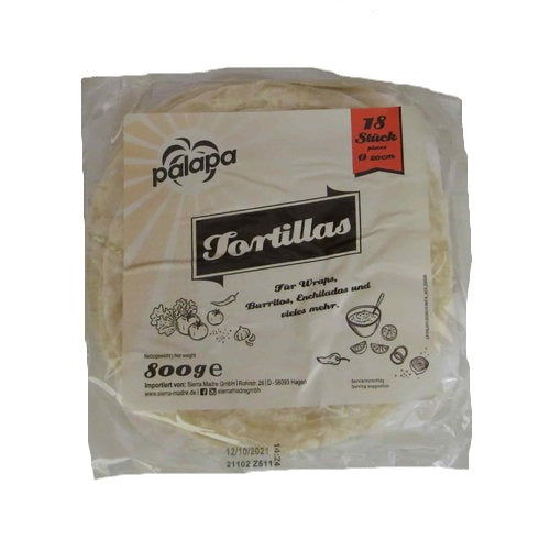 Palapa Weizentortillas 800g 