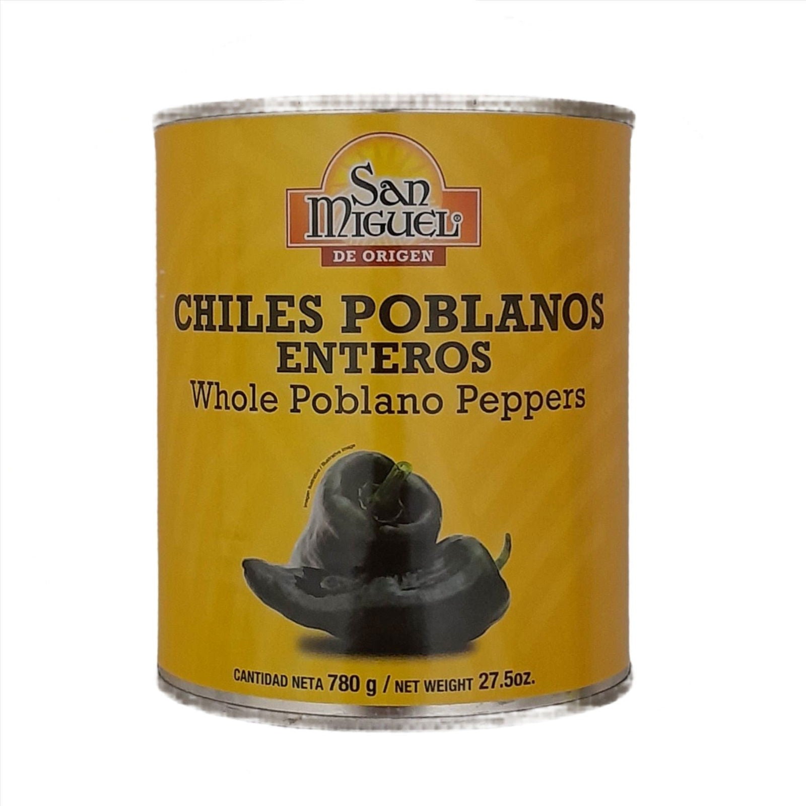 San Miguel Chili Poblano Entero 780g 