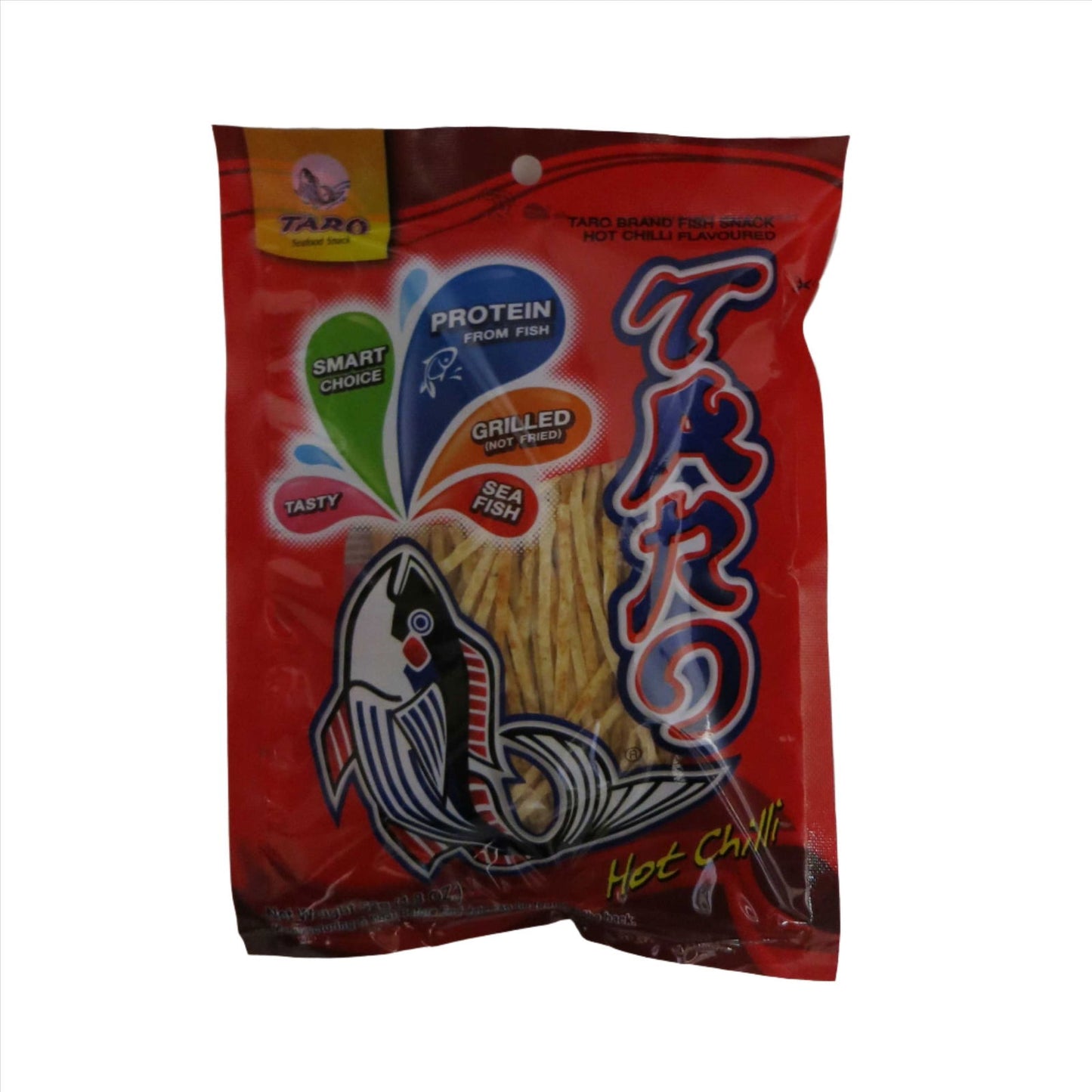 Taro Fish Snack Chili 52g 