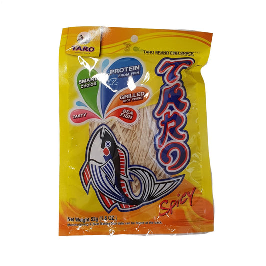 Taro Fish Snack Spicy 52g 