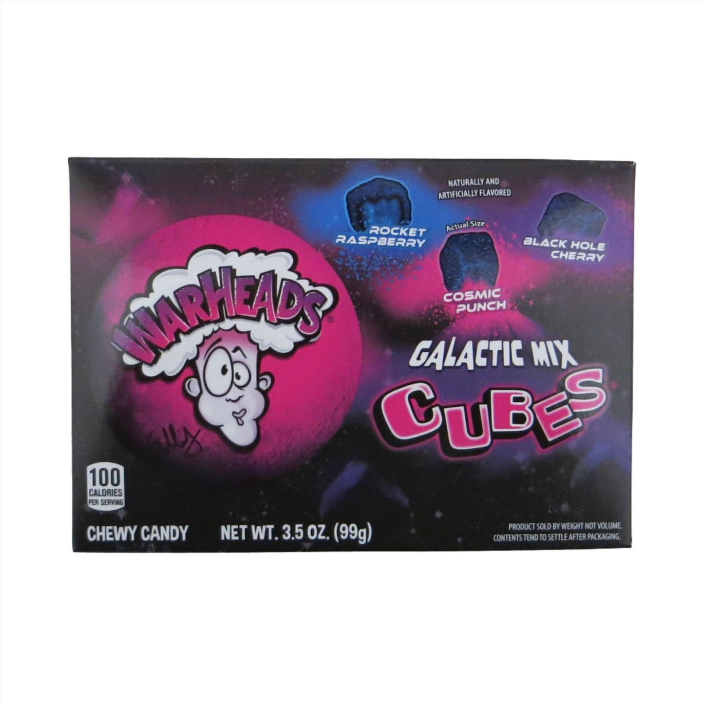 Warheads Galactic Cubes 99g 