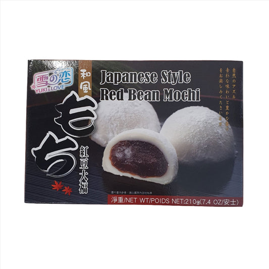 Yuki & Love Mochi Adzuki (rote Bohne) 210g 