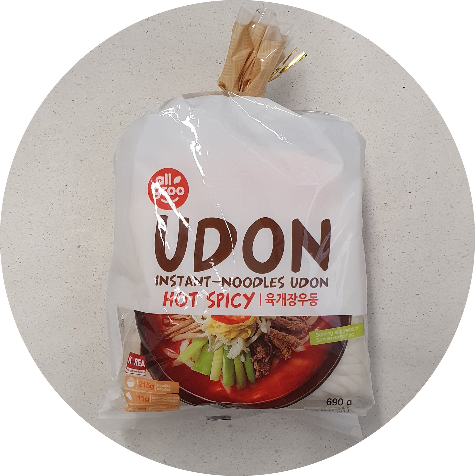 Allgroo Udon Hot Spicy 690g - Worldster Markt e.K.