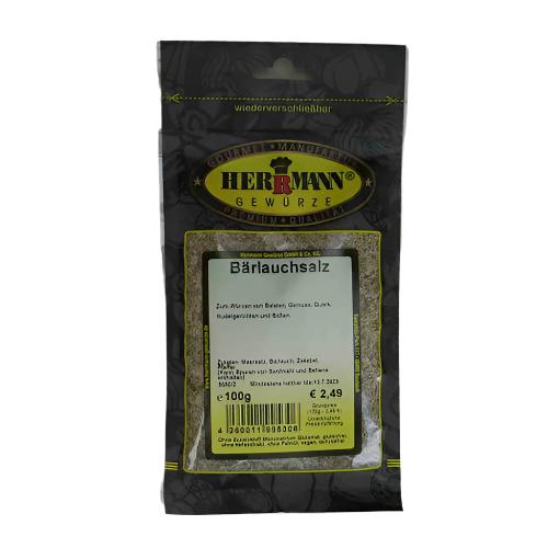 Herrmann Gewürze Bärlauchsalz 100g - Worldster Markt e.K.