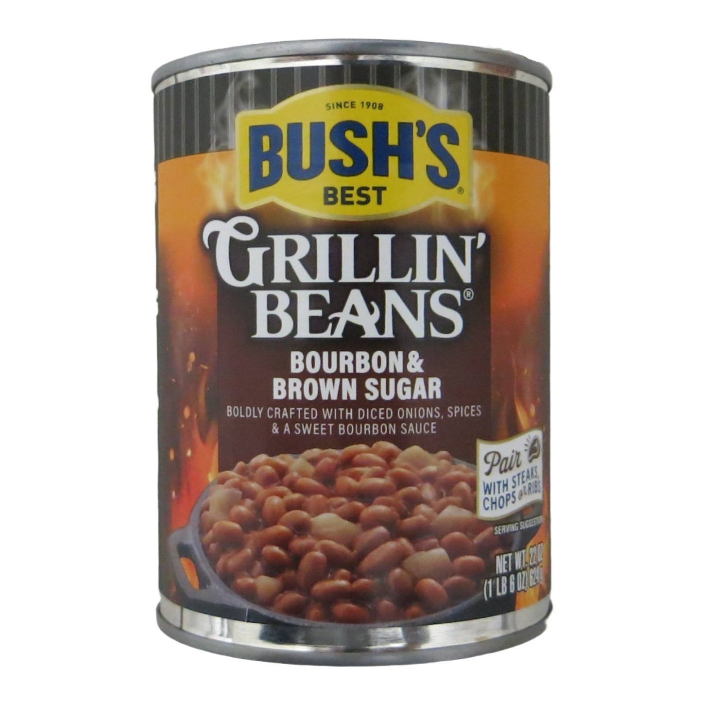 Bush`s Grillin` Beans Bourbon &amp; Brown Sugar 624g - Worldster Markt e.K.