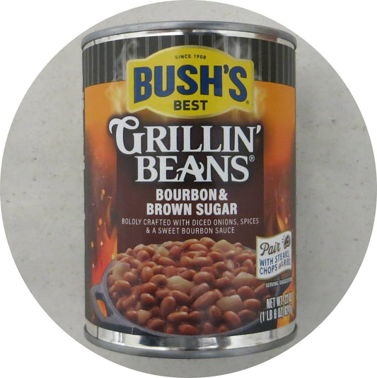 Bush`s Grillin` Beans Bourbon &amp; Brown Sugar 624g