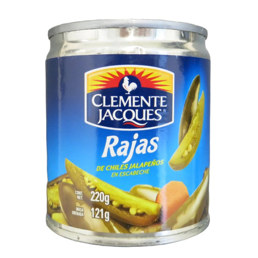 Clemente Jacques Jalapenos Rajas 220g/121g