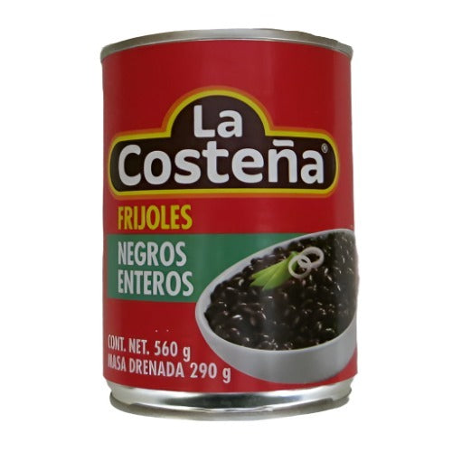 La Costena Frijoles Negros Enteros 560g Brutto / 290g Netto - Worldster Markt e.K.