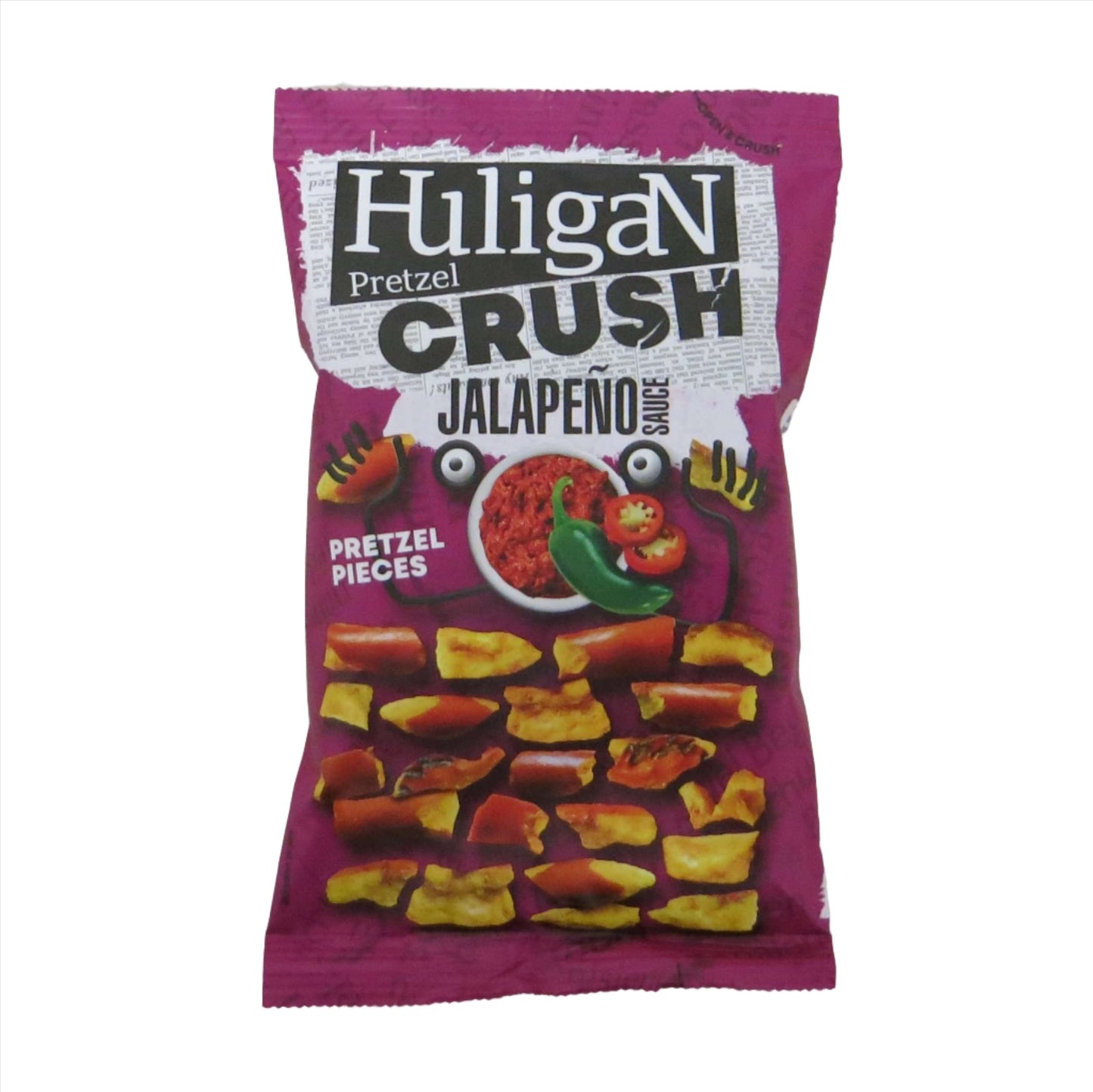 HuligaN Pretzel Crush Jalapeno 65g (UK) - Worldster Markt e.K.