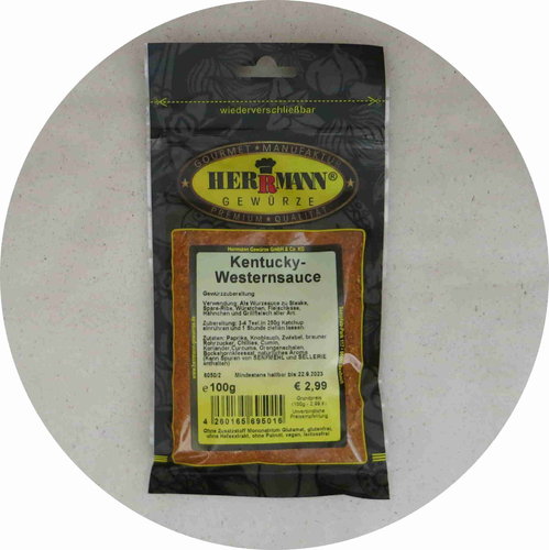 Herrmann Gewürze Kentucky Westernsauce 100g - Worldster Markt e.K.