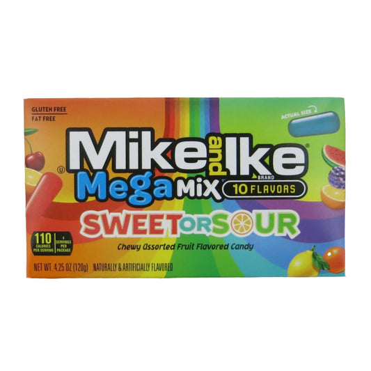 Mike and Ike Mega Mix Sweet or Sour 120g - Worldster Markt e.K.