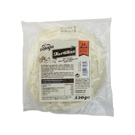 Palapa Weizentortillas 530g