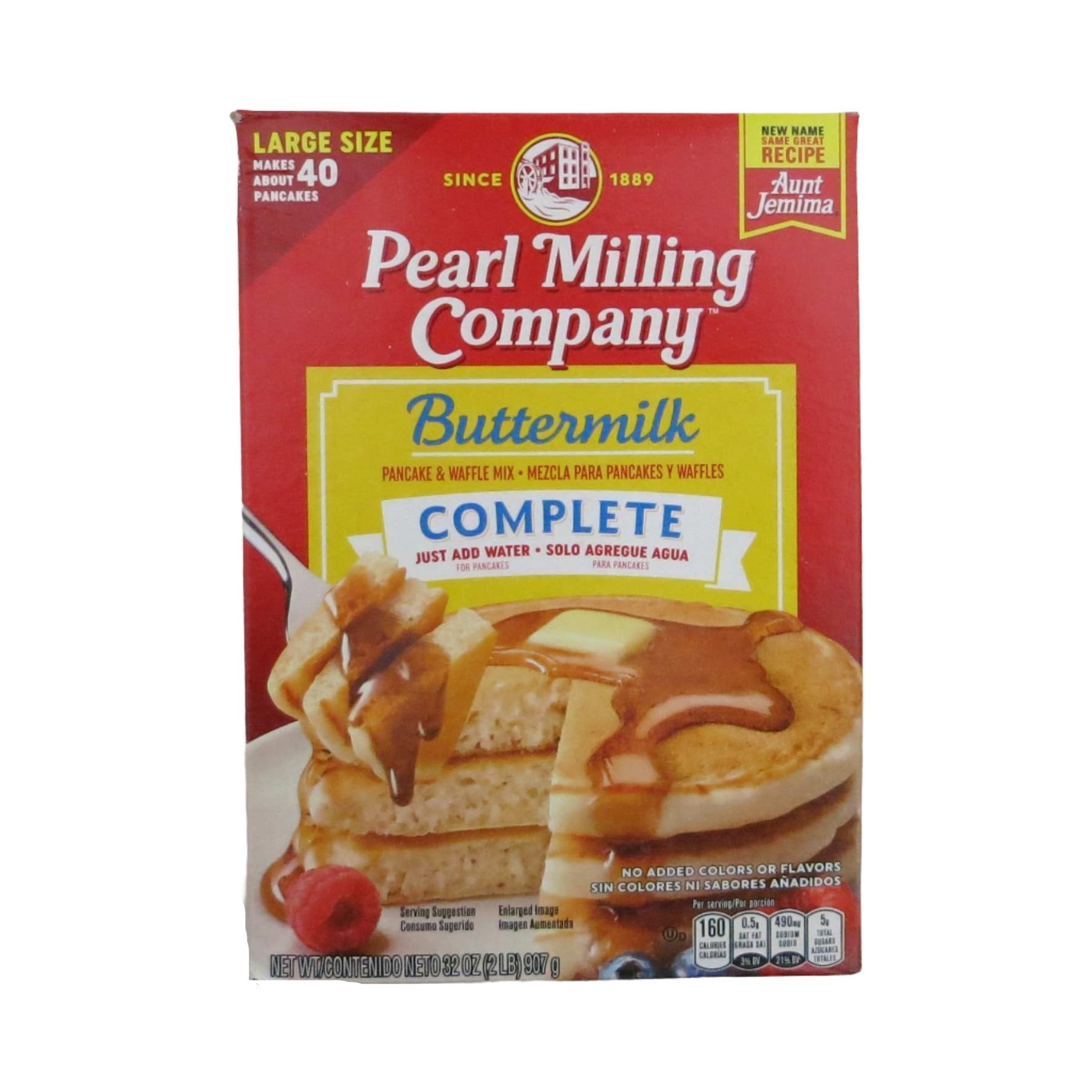 Pearl Milling Company (früher Aunt Jemima) Buttermilk Pancake & Waffle Mix Complete 907g - Worldster Markt e.K.